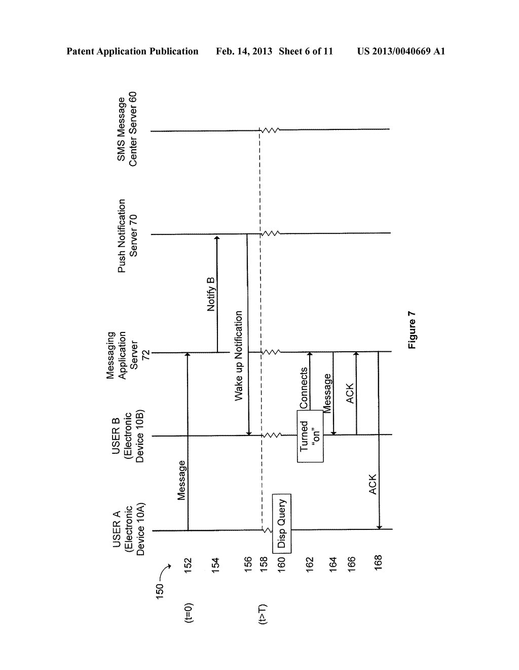 SYSTEM AND METHOD FOR DELIVERING MESSAGES WHILE ROAMING - diagram, schematic, and image 07