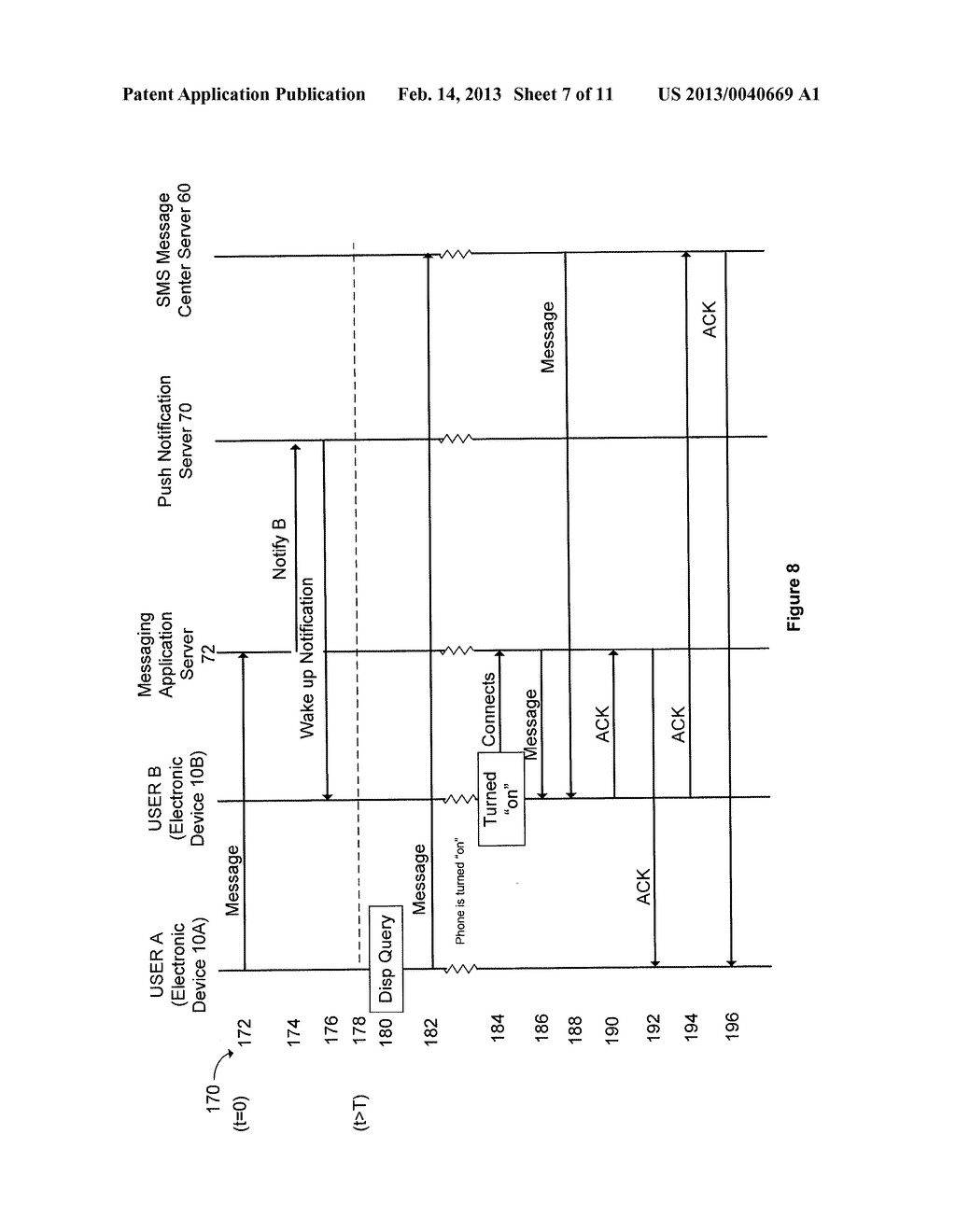 SYSTEM AND METHOD FOR DELIVERING MESSAGES WHILE ROAMING - diagram, schematic, and image 08