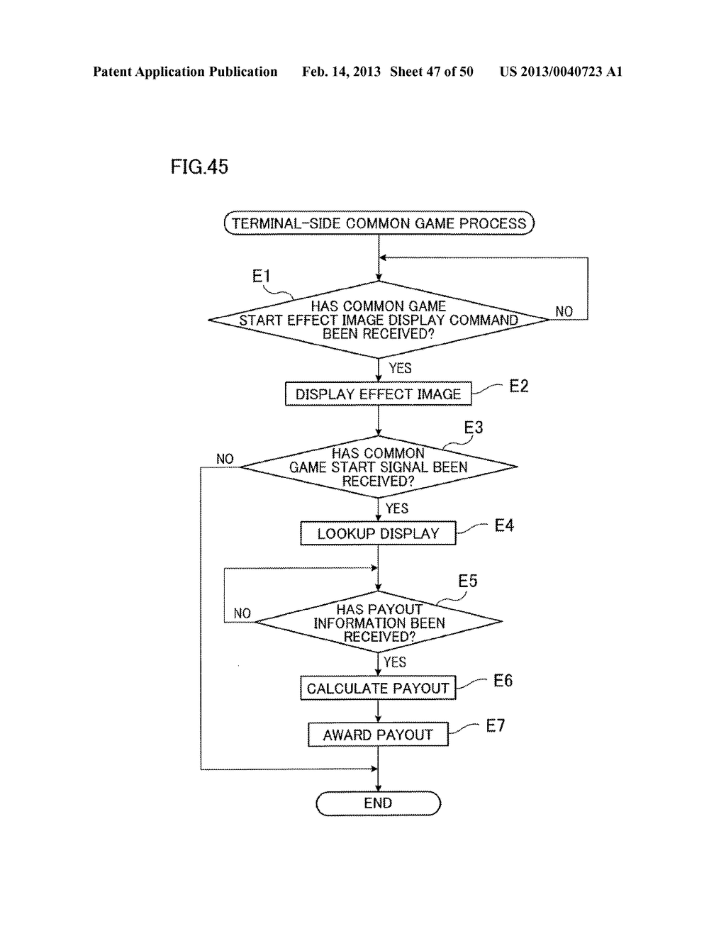 GAMING TERMINAL AND METHOD OF PROVIDING NOTIFICATION - diagram, schematic, and image 48