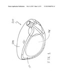 Golf club head with multi-material face diagram and image