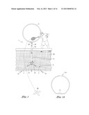 TENNIS, GOLF AND BASKETBALL TRAINING DEVICE HAVING AN ADJUSTABLE HOOP diagram and image