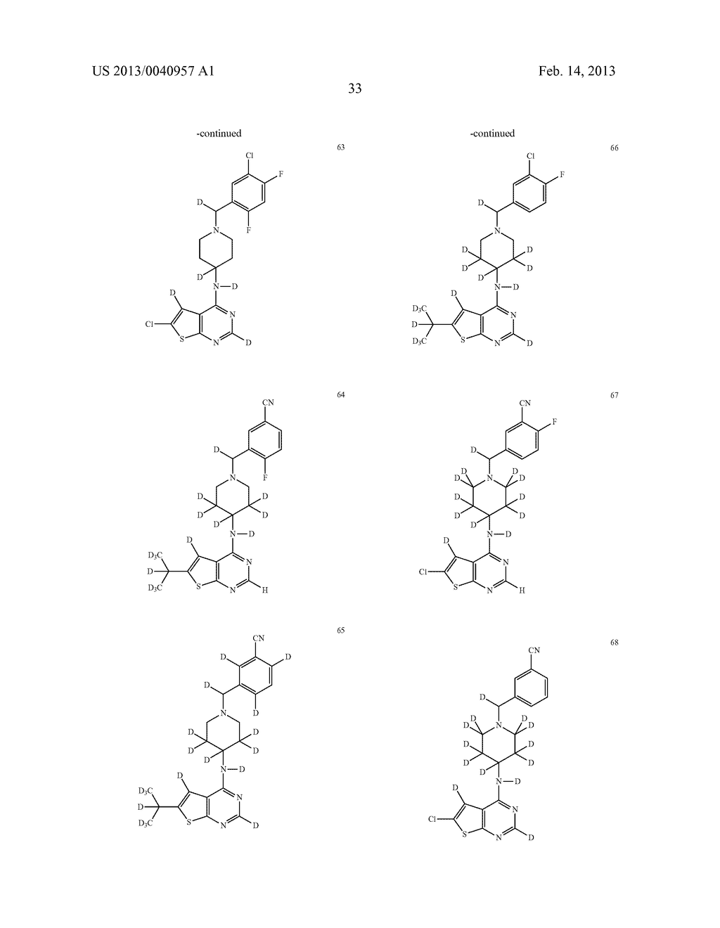 Deuterium-Enriched Pyrimidine Compounds and Derivatives - diagram, schematic, and image 34