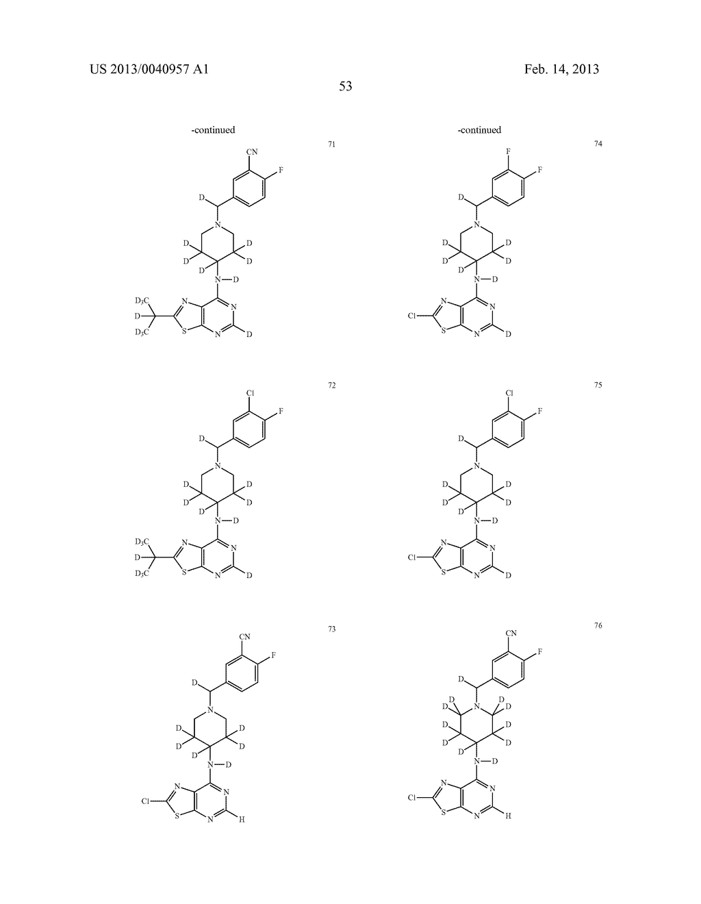 Deuterium-Enriched Pyrimidine Compounds and Derivatives - diagram, schematic, and image 54