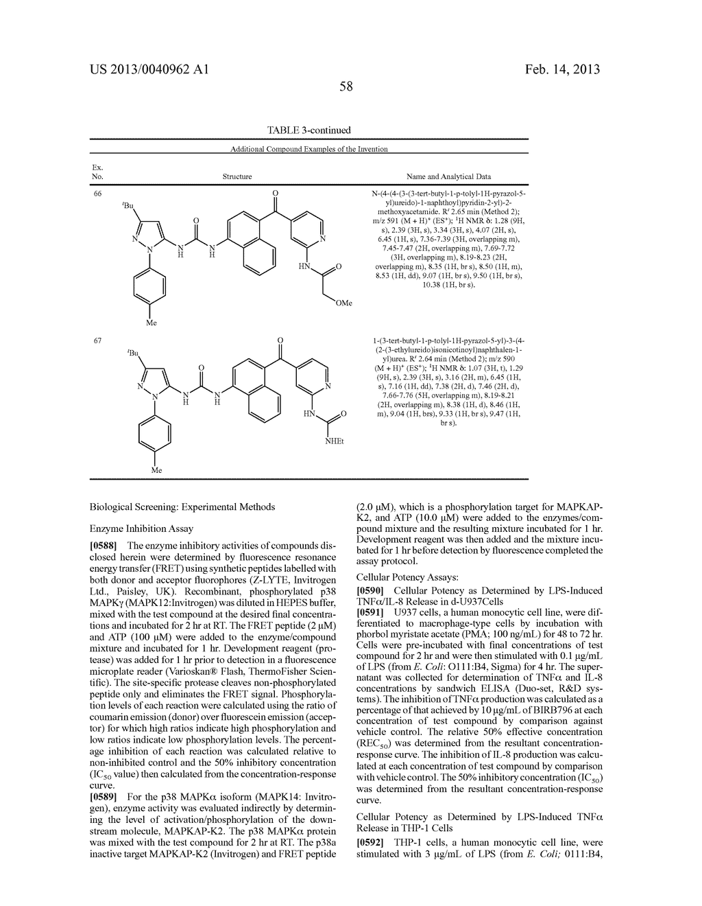 P38 MAP Kinase Inhibitors - diagram, schematic, and image 59