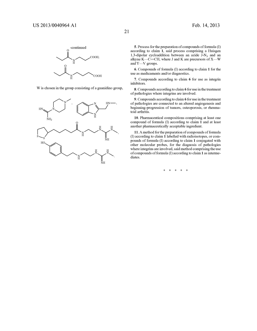 1,2,3-TRIAZOLE-BASED PEPTIDOMIMETIC INTEGRIN INHIBITORS FOR THE DIAGNOSIS     AND THERAPY OF TUMORS - diagram, schematic, and image 25