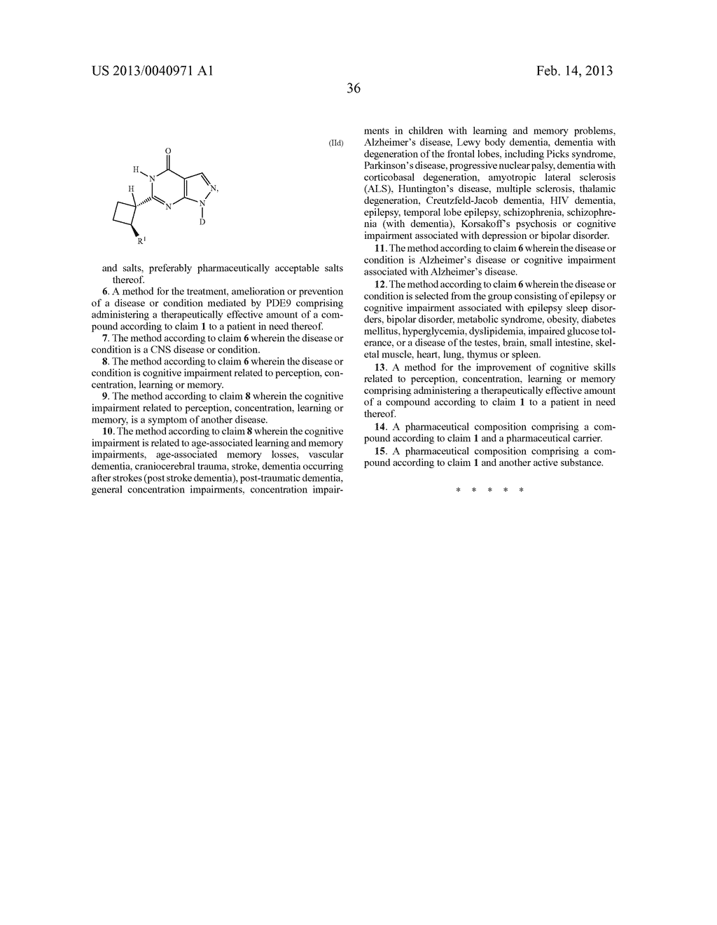 6-CYCLOALKYL-PYRAZOLOPYRIMIDINONES FOR THE TREATMENT OF CNS DISORDERS - diagram, schematic, and image 37