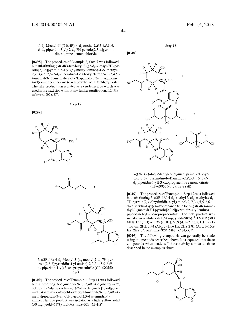 PIPERIDINE INHIBITORS OF JANUS KINASE 3 - diagram, schematic, and image 45