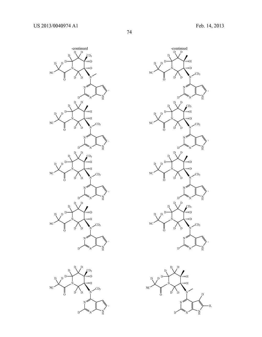 PIPERIDINE INHIBITORS OF JANUS KINASE 3 - diagram, schematic, and image 75