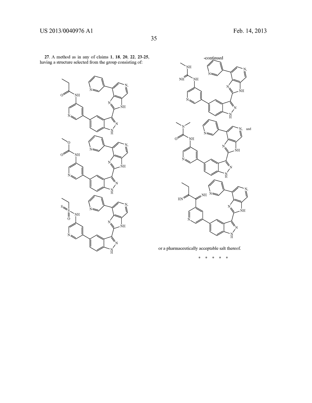 INDAZOLE INHIBITORS OF THE WNT SIGNAL PATHWAY AND THERAPEUTIC USES THEREOF - diagram, schematic, and image 36