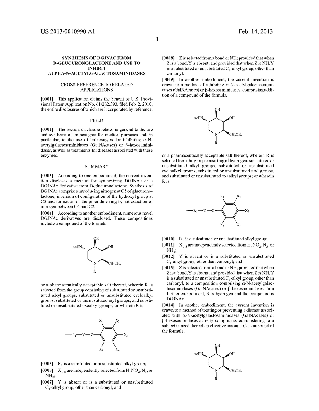SYNTHESIS OF DGJNAc FROM D-GLUCURONOLACTONE AND USE TO INHIBIT     ALPHA-N-ACETYLGALACTOSAMINIDASES - diagram, schematic, and image 02