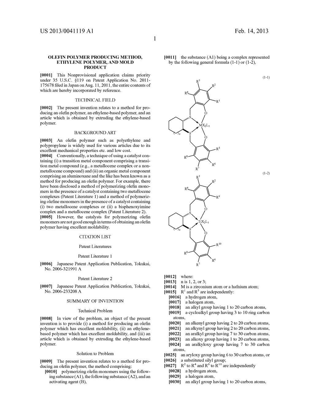 OLEFIN POLYMER PRODUCING METHOD, ETHYLENE POLYMER, AND MOLD PRODUCT - diagram, schematic, and image 02