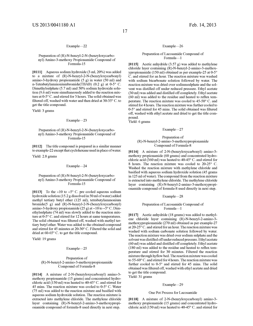 PROCESS FOR PREPARING (R)-2-ACETAMIDO-N-BENZYL-3-METHOXY-PROPIONAMIDE - diagram, schematic, and image 21