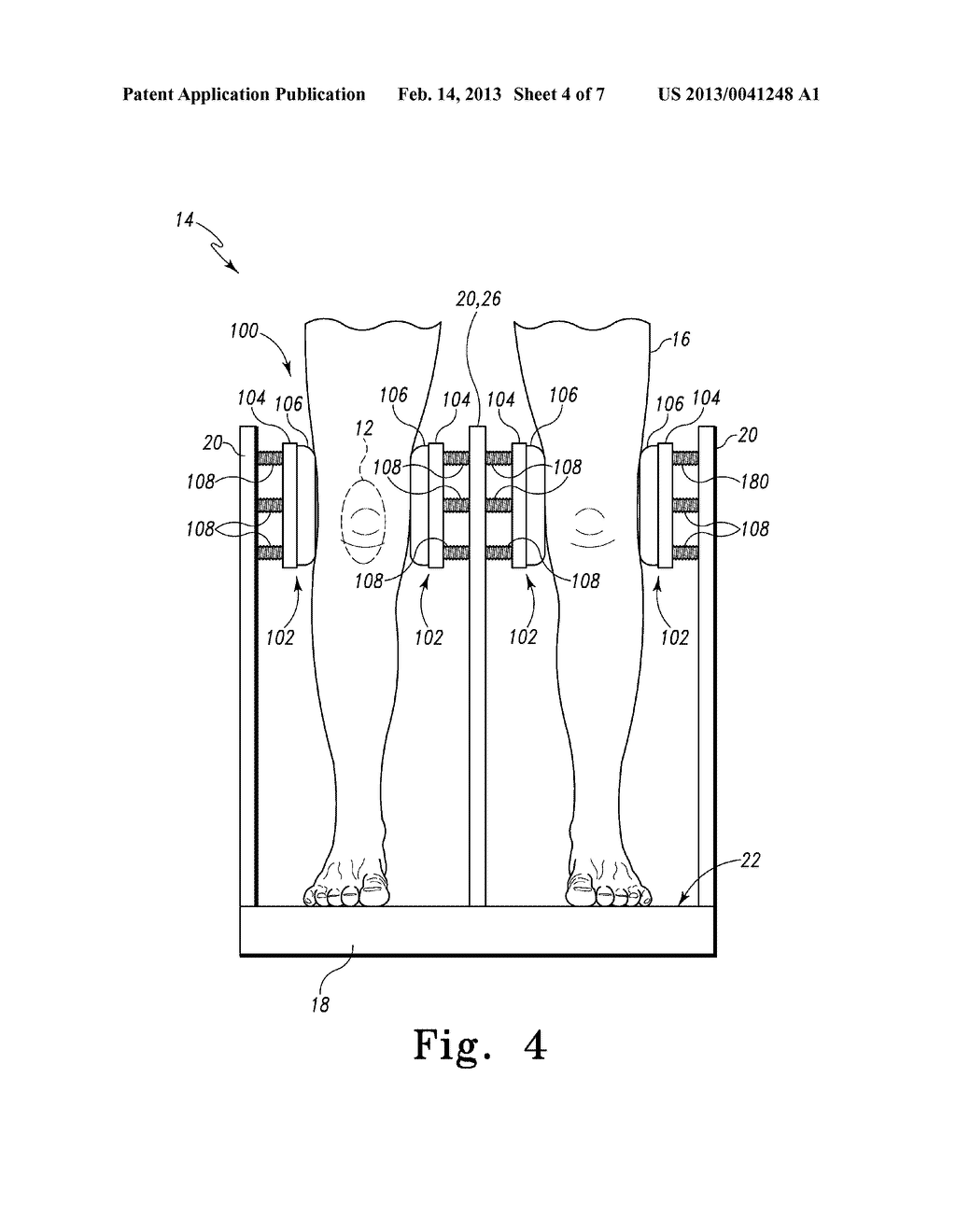 APPARATUS AND METHOD FOR MONITORING THE POSITION OF AN ORTHOPAEDIC     PROSTHESIS - diagram, schematic, and image 05