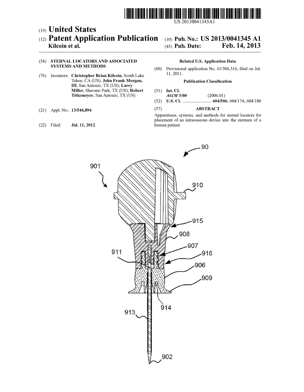 STERNAL LOCATORS AND ASSOCIATED SYSTEMS AND METHODS - diagram, schematic, and image 01