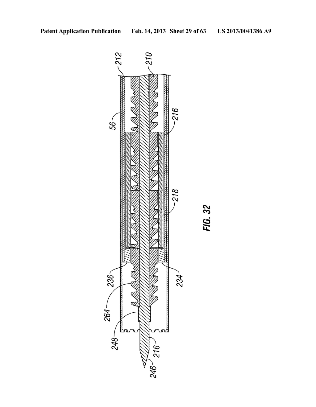 Multiple member interconnect for surgical instrument and absorbable screw     fastener - diagram, schematic, and image 30