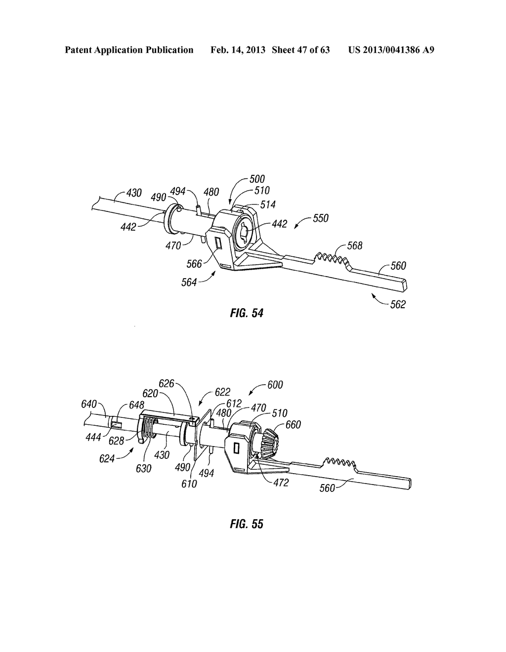 Multiple member interconnect for surgical instrument and absorbable screw     fastener - diagram, schematic, and image 48