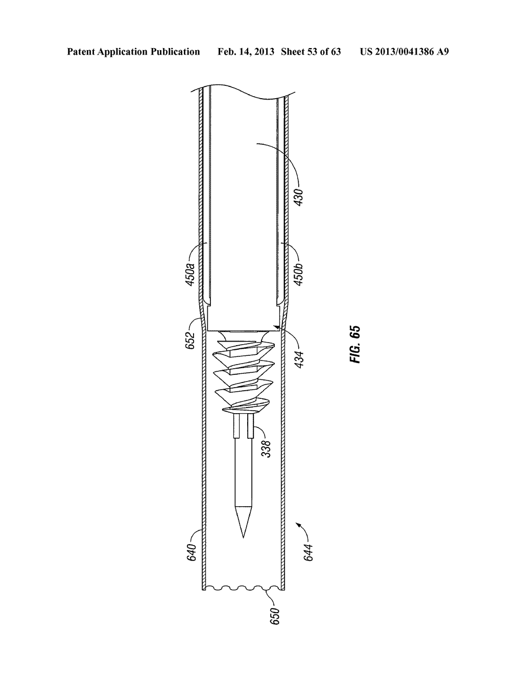 Multiple member interconnect for surgical instrument and absorbable screw     fastener - diagram, schematic, and image 54