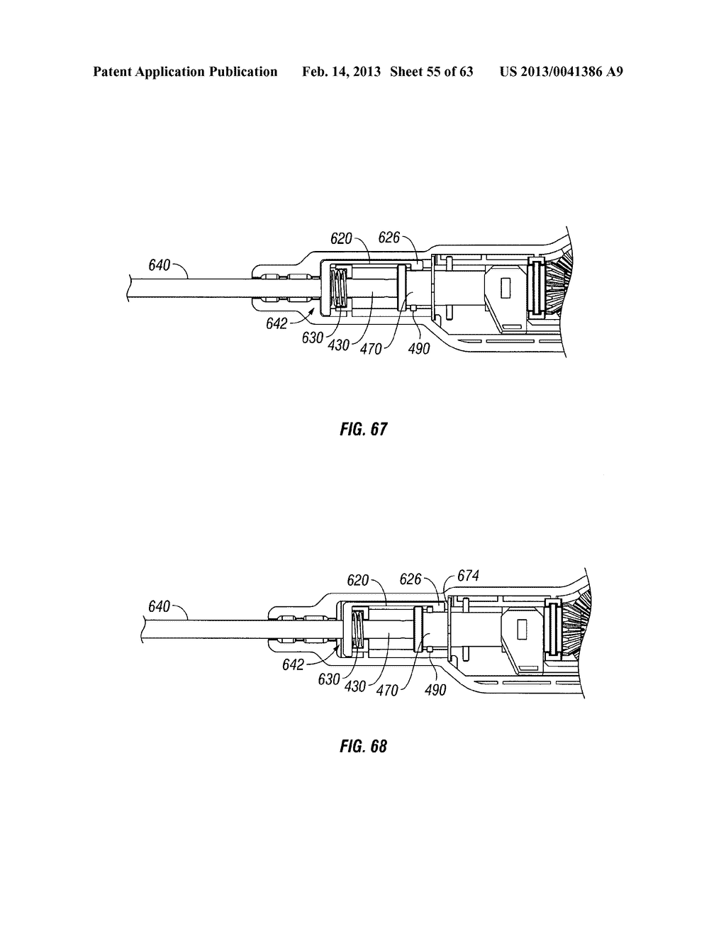 Multiple member interconnect for surgical instrument and absorbable screw     fastener - diagram, schematic, and image 56