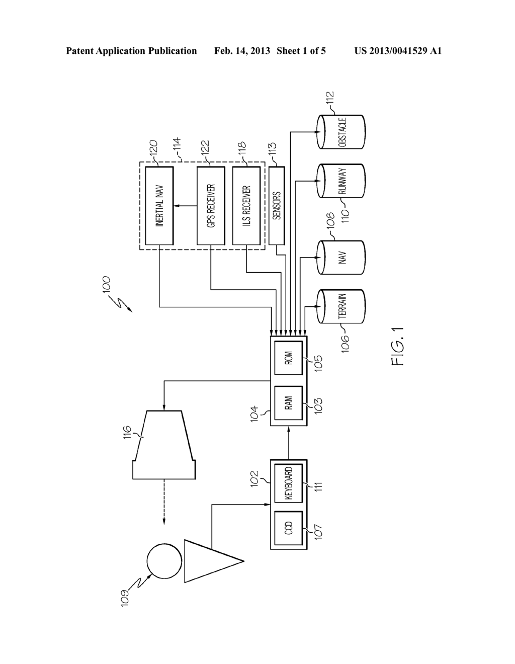 AIRCRAFT VISION SYSTEM HAVING REDUNDANCY FOR LOW ALTITUDE APPROACHES - diagram, schematic, and image 02