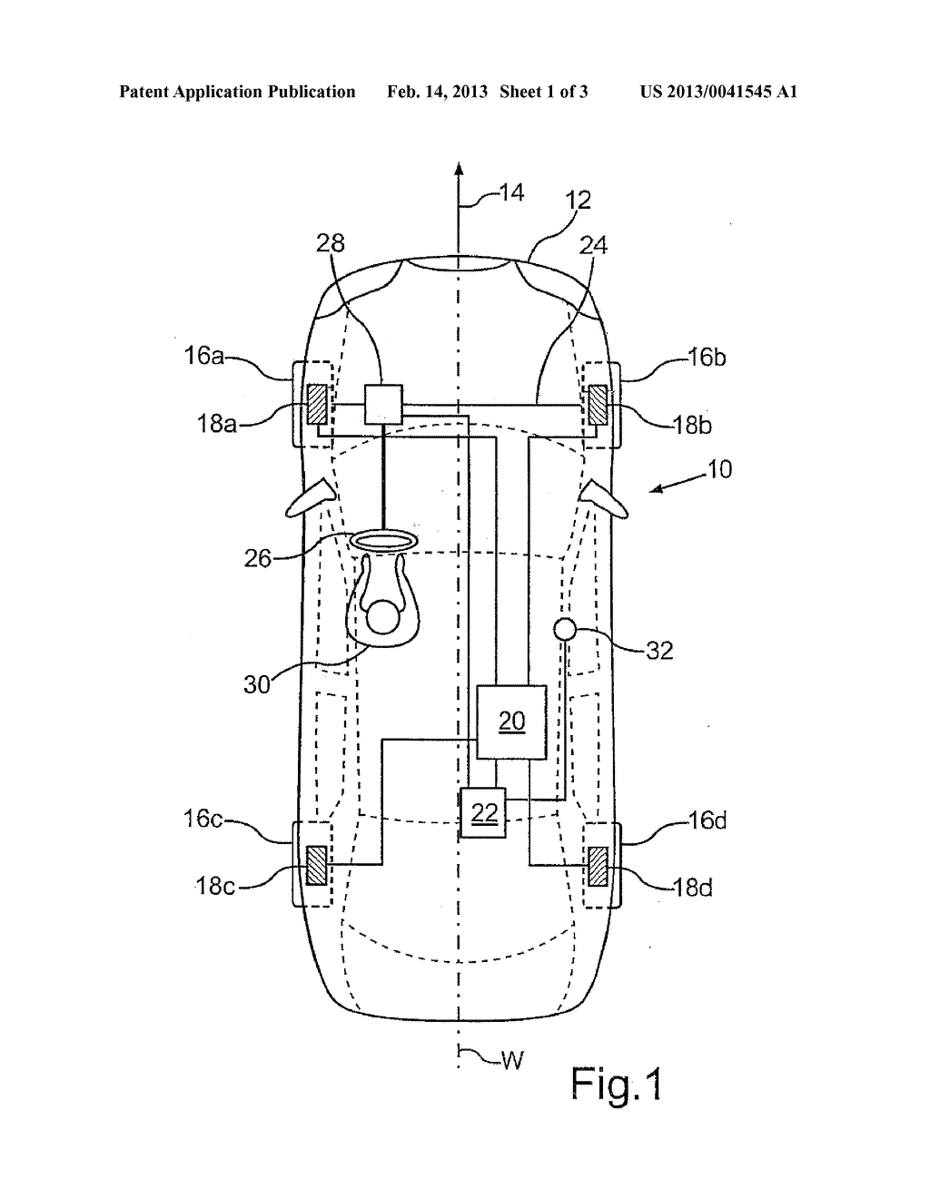 METHOD AND APPARATUS FOR AFFECTING CORNERING PERFORMANCE OF A MOTOR     VEHICLE, AND A MOTOR VEHICLE - diagram, schematic, and image 02