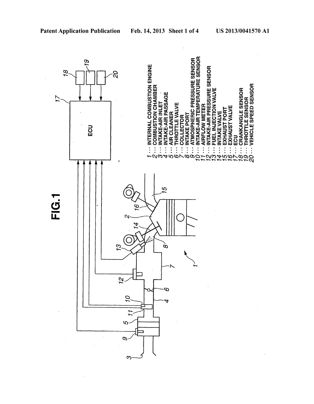 FAULT DIAGNOSIS APPARATUS FOR AIRFLOW METER - diagram, schematic, and image 02