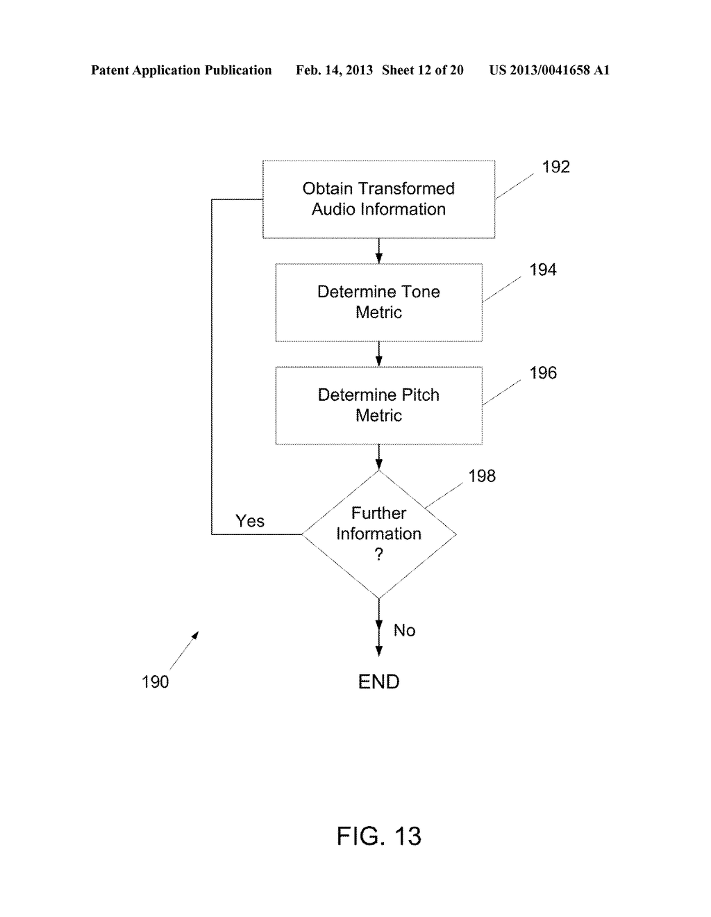 SYSTEM AND METHOD OF PROCESSING A SOUND SIGNAL INCLUDING TRANSFORMING THE     SOUND SIGNAL INTO A FREQUENCY-CHIRP DOMAIN - diagram, schematic, and image 13