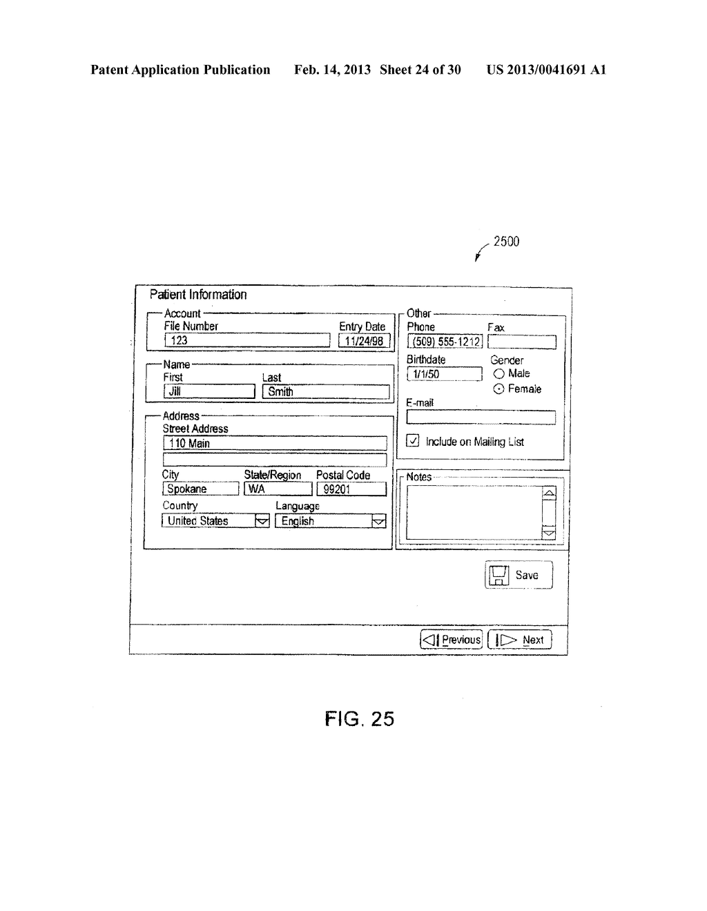 HEALTH MONITORING AND DIAGNOSTIC DEVICE AND NETWORK-BASED HEALTH     ASSESSMENT AND MEDICAL RECORDS MAINTENANCE SYSTEM - diagram, schematic, and image 25