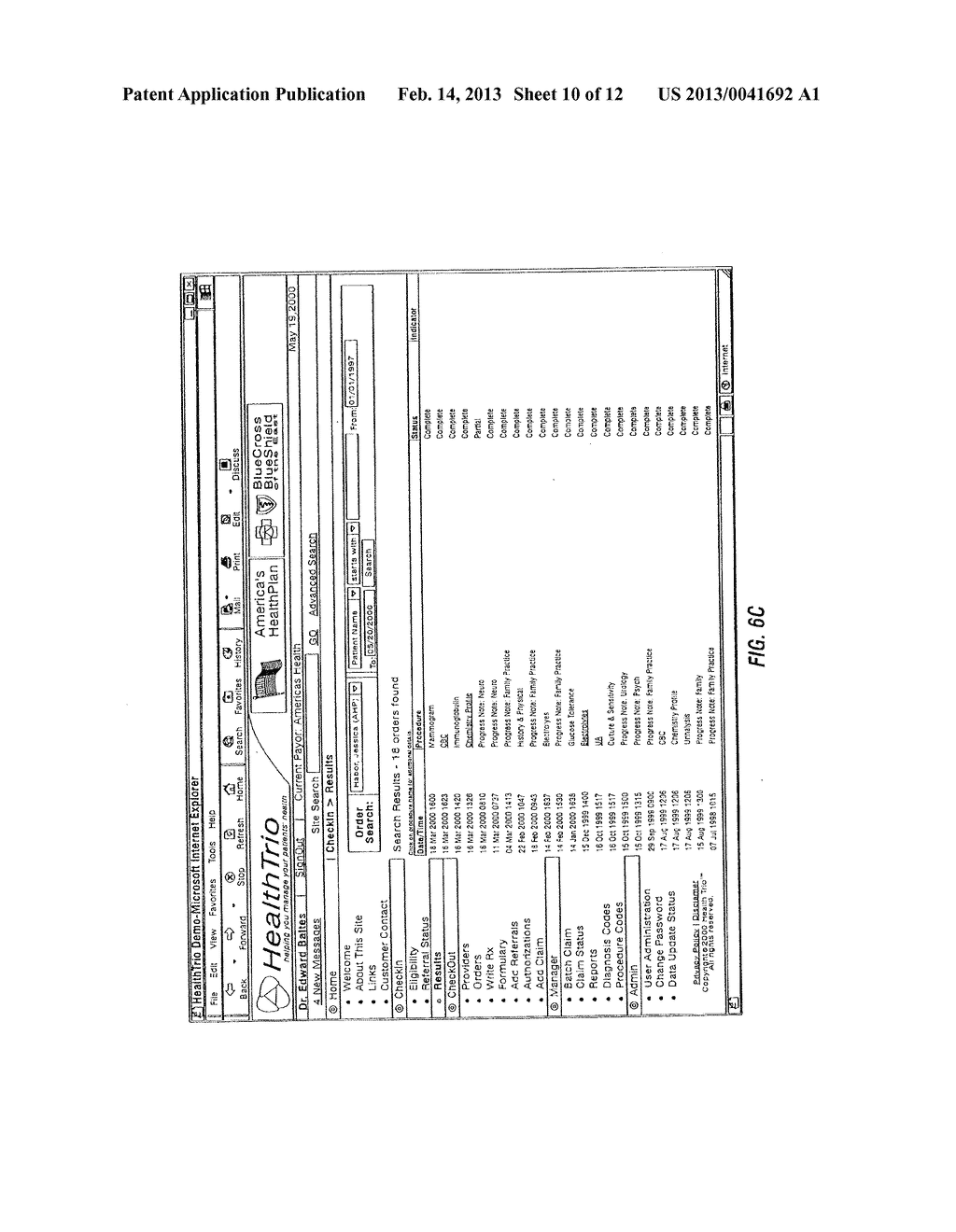 SYSTEM FOR COMMUNICATION OF HEALTH CARE DATA - diagram, schematic, and image 11