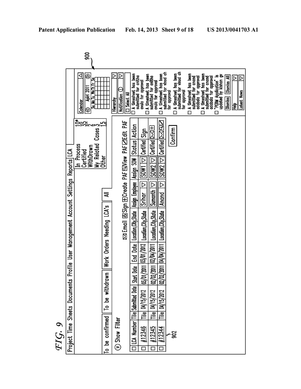 SYSTEM AND METHOD FOR MANAGING IMMIGRATION STATUS - diagram, schematic, and image 10