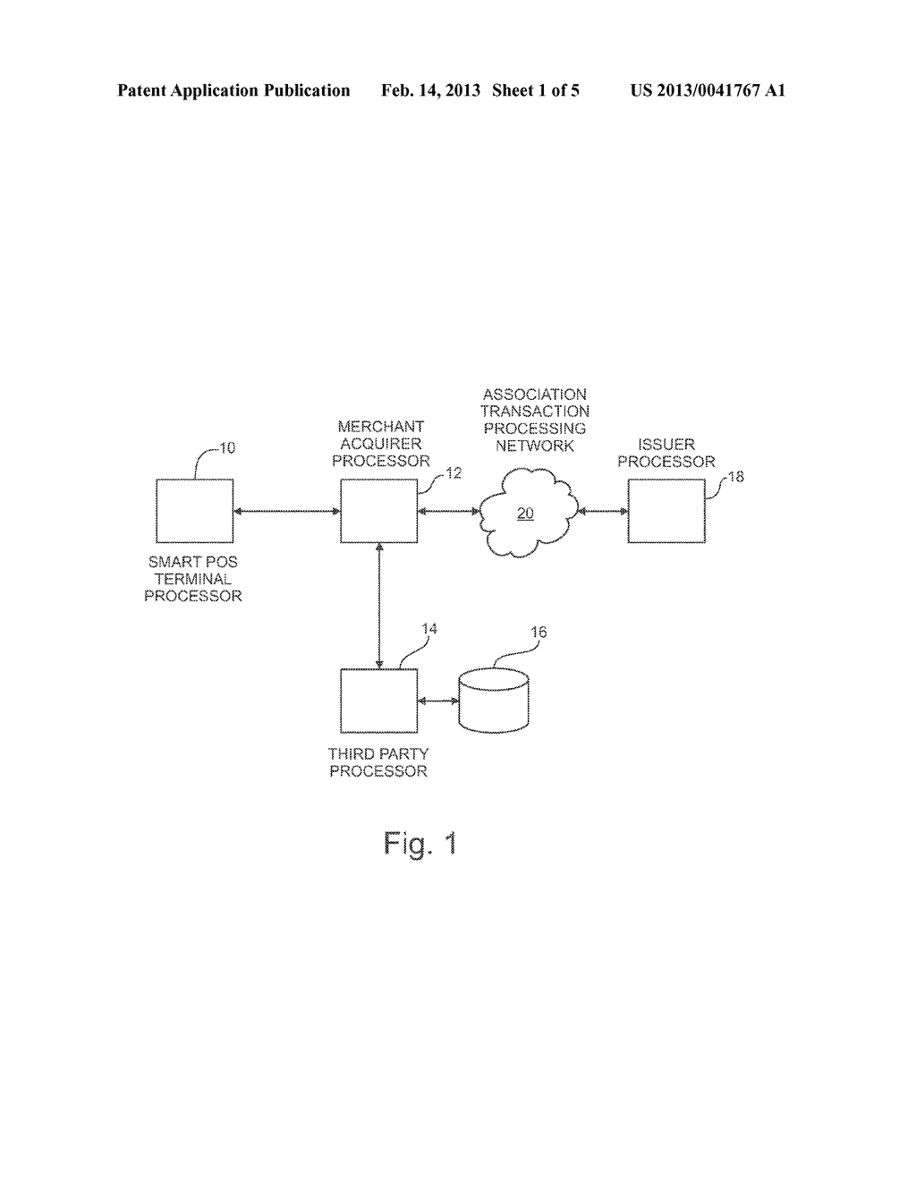 Methods and Systems for Communicating Information from a Smart     Point-of-Sale Terminal - diagram, schematic, and image 02