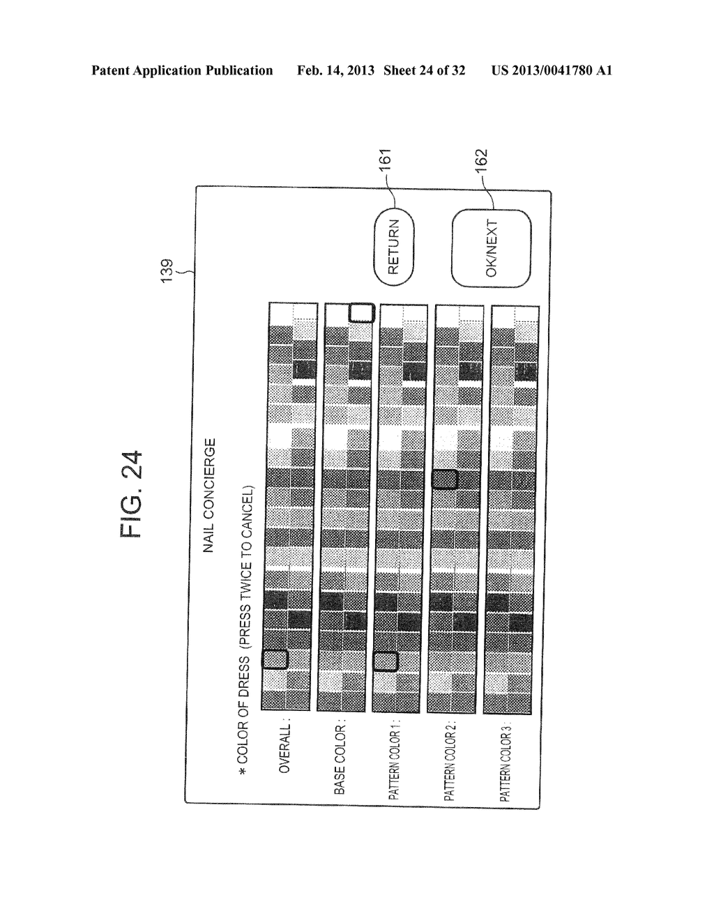 NAIL DESIGN DISPLAY CONTROL APPARATUS AND DISPLAY CONTROL METHOD - diagram, schematic, and image 25