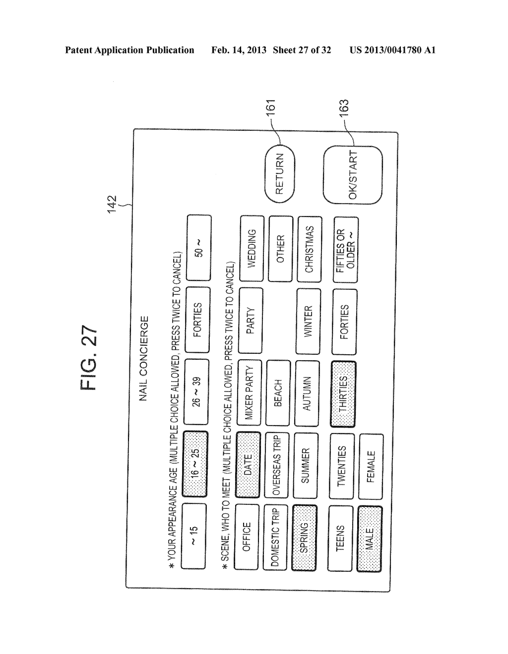 NAIL DESIGN DISPLAY CONTROL APPARATUS AND DISPLAY CONTROL METHOD - diagram, schematic, and image 28