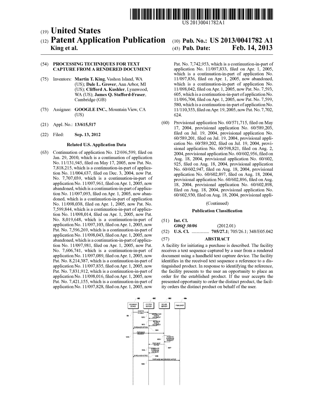 Processing Techniques for Text Capture from a Rendered Document - diagram, schematic, and image 01