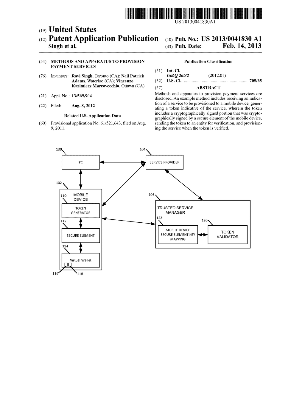 METHODS AND APPARATUS TO PROVISION PAYMENT SERVICES - diagram, schematic, and image 01