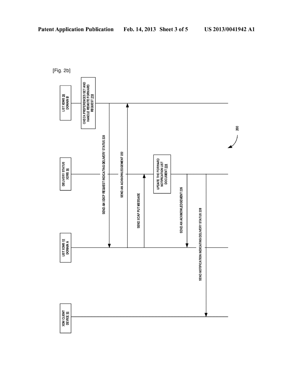 METHOD AND SYSTEM OF COMMUNICATING DELIVERY STATUS OF AN XDM RESOURCE IN     AN XDM ENVIRONMENT - diagram, schematic, and image 04