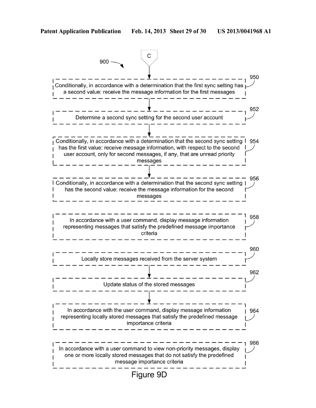 PRIORITY INBOX NOTIFICATIONS AND SYNCHRONIZATION FOR MESSAGING APPLICATION - diagram, schematic, and image 30