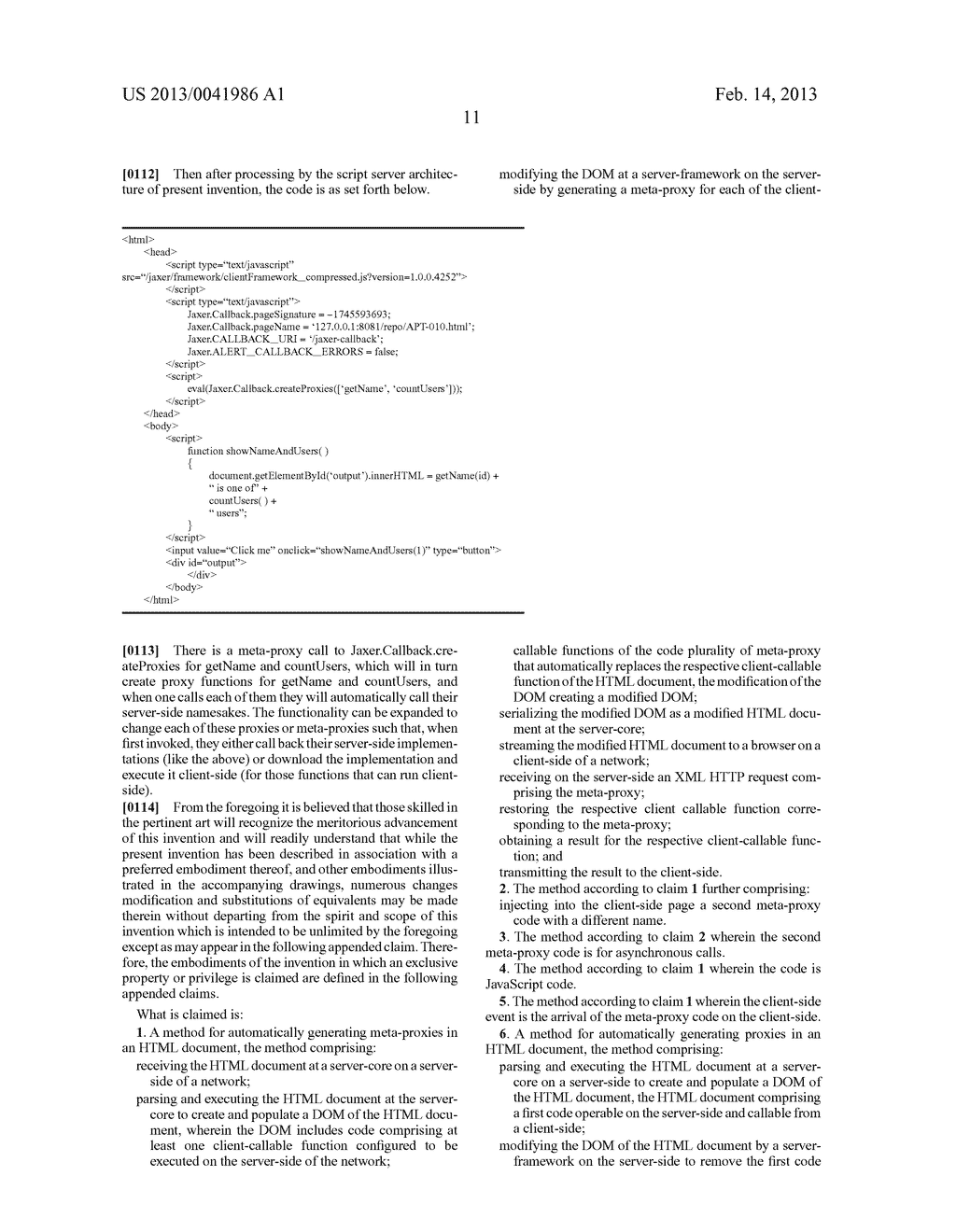 SYSTEM AND METHOD FOR AUTO-GENERATING JAVASCRIPT - diagram, schematic, and image 26