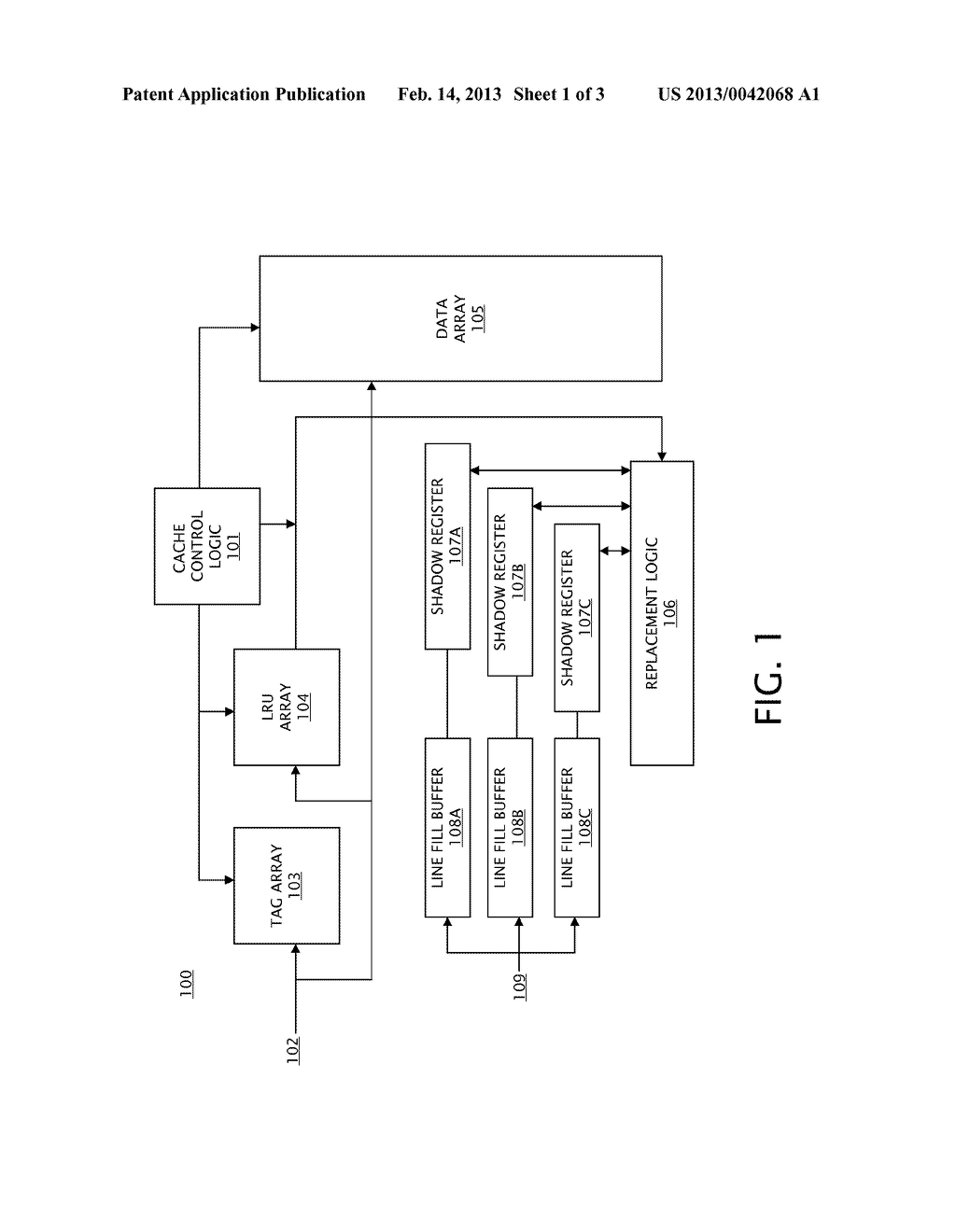 SHADOW REGISTERS FOR LEAST RECENTLY USED DATA IN CACHE - diagram, schematic, and image 02