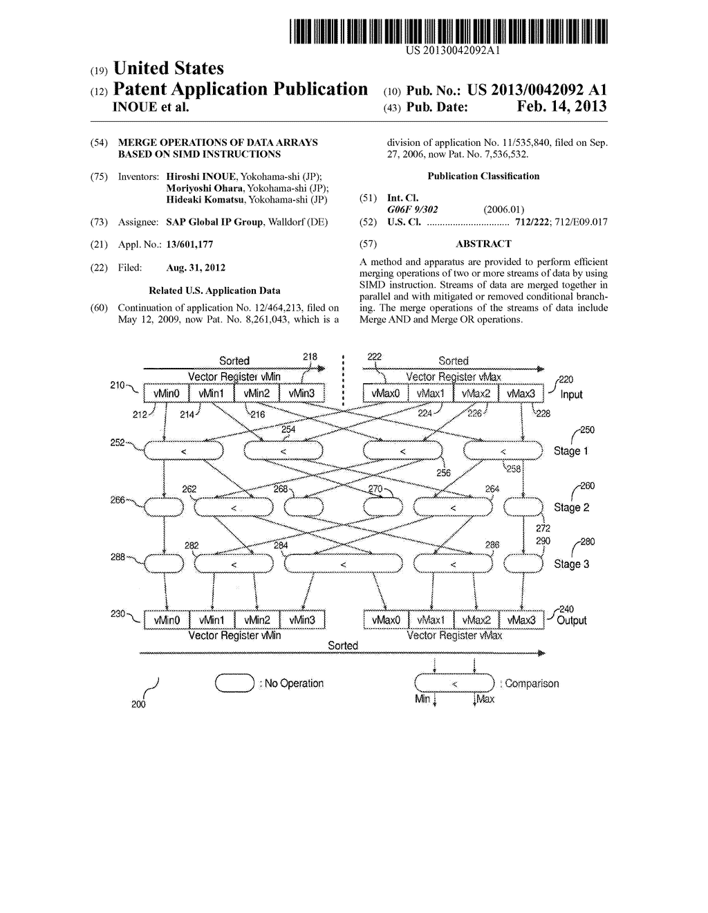 MERGE OPERATIONS OF DATA ARRAYS BASED ON SIMD INSTRUCTIONS - diagram, schematic, and image 01