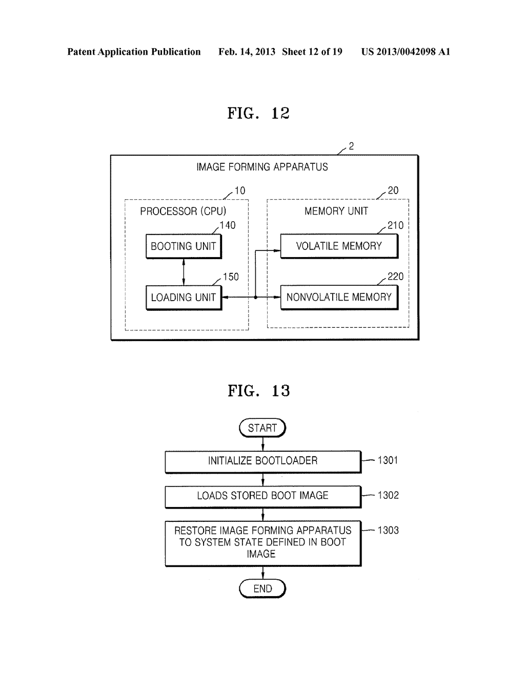 METHOD OF GENERATING BOOT IMAGE FOR FAST BOOTING AND IMAGE FORMING     APPARATUS FOR PERFORMING THE METHOD, AND METHOD OF PERFORMING FAST     BOOTING AND IMAGE FORMING APPARATUS FOR PERFORMING THE METHOD - diagram, schematic, and image 13