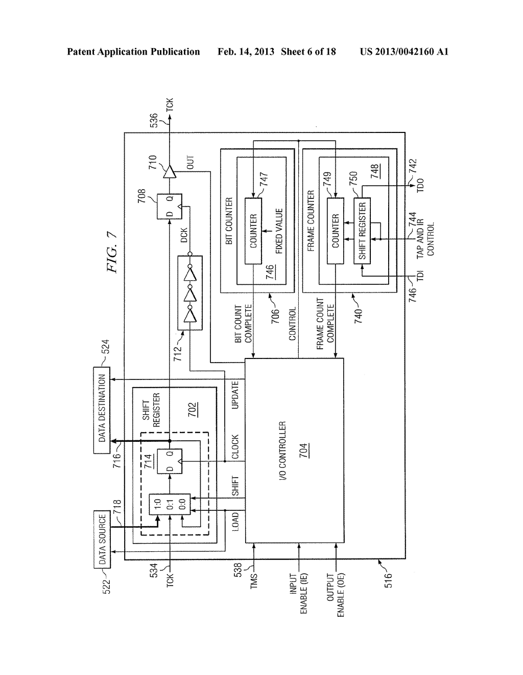 SERIAL I/O USING JTAG TCK AND TMS SIGNALS - diagram, schematic, and image 07