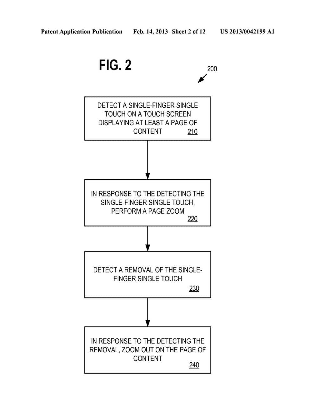 AUTOMATIC ZOOMING FOR TEXT SELECTION/CURSOR PLACEMENT - diagram, schematic, and image 03