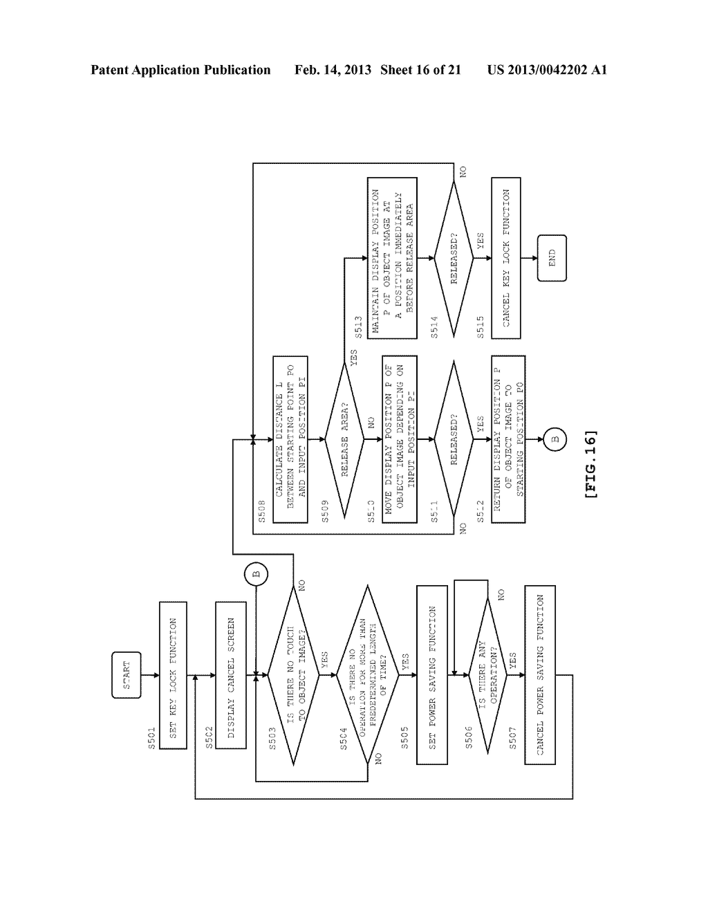 MOBILE TERMINAL DEVICE, STORAGE MEDIUM AND LOCK CACELLATION METHOD - diagram, schematic, and image 17