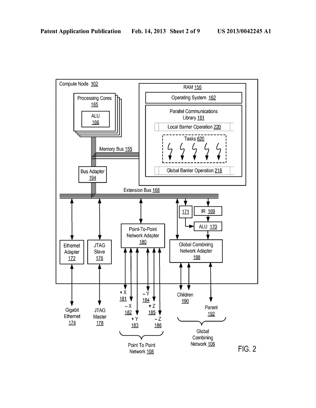 Performing A Global Barrier Operation In A Parallel Computer - diagram, schematic, and image 03