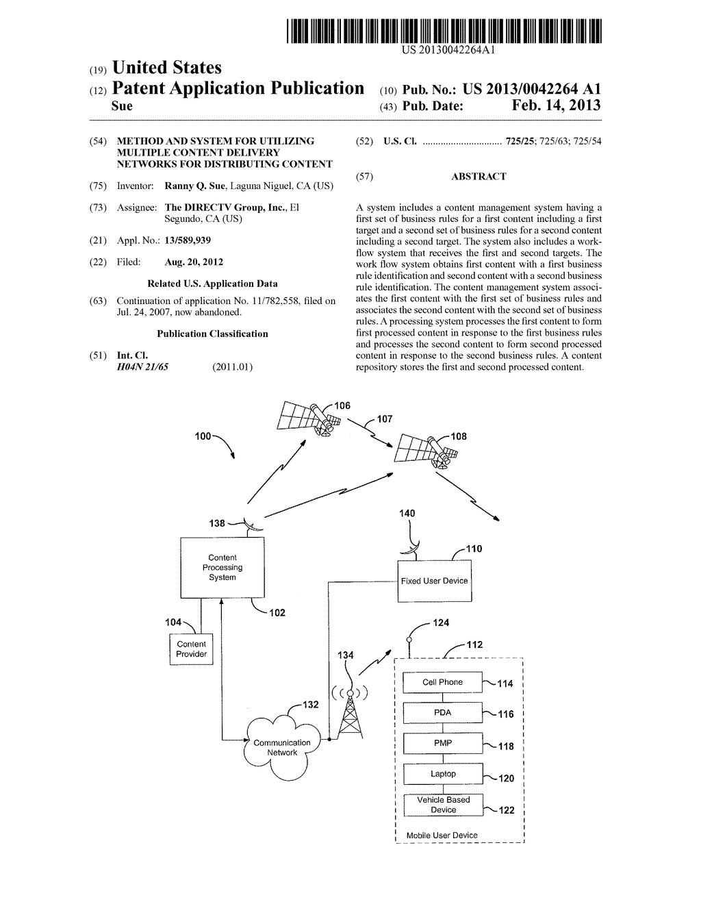 METHOD AND SYSTEM FOR UTILIZING MULTIPLE CONTENT DELIVERY NETWORKS FOR     DISTRIBUTING CONTENT - diagram, schematic, and image 01