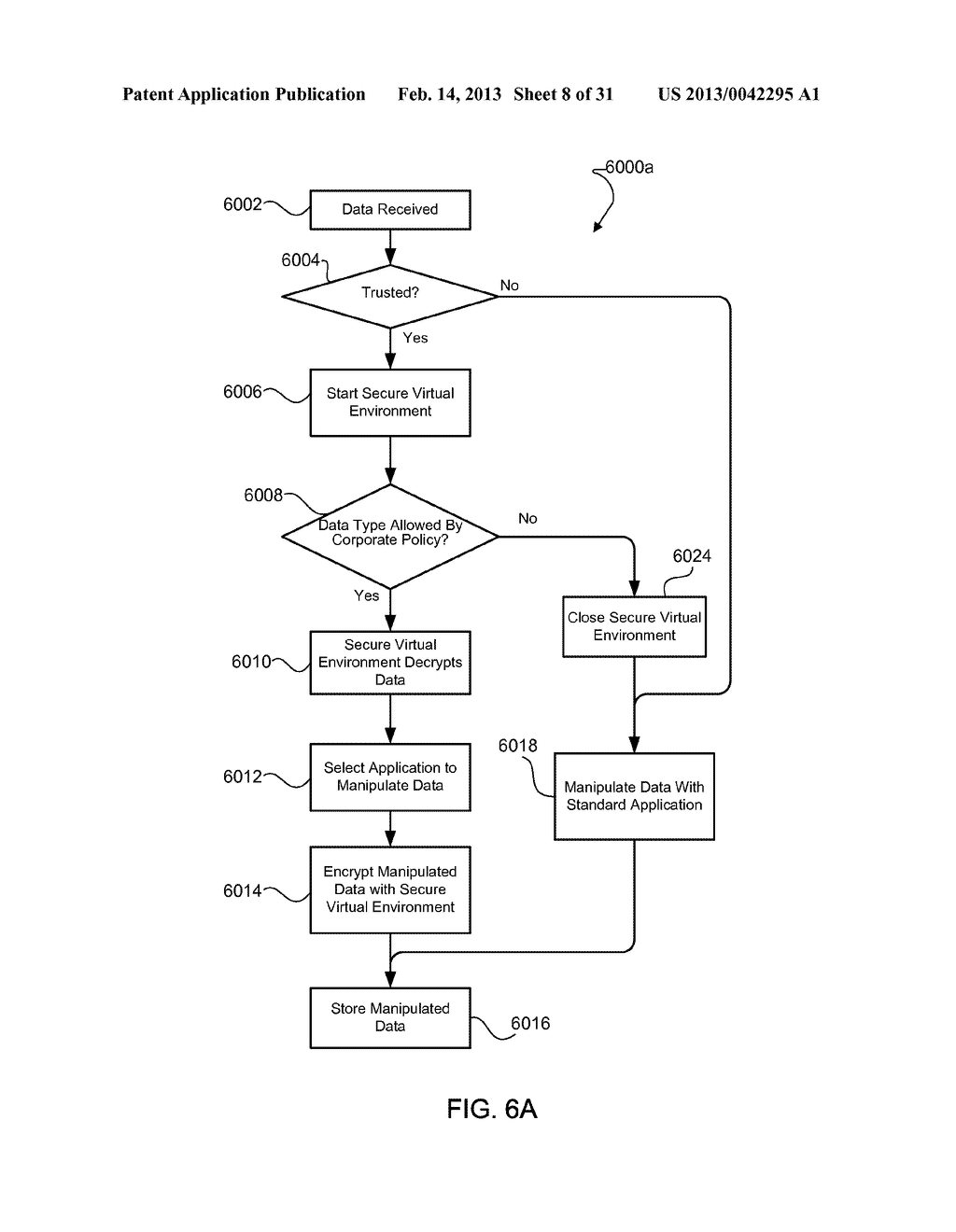 METHOD AND APPARATUS FOR PROVIDING A SECURE VIRTUAL ENVIRONMENT ON A     MOBILE DEVICE - diagram, schematic, and image 09