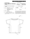 GARMENT HAVING MOISTURE ABSORBING REGIONS diagram and image