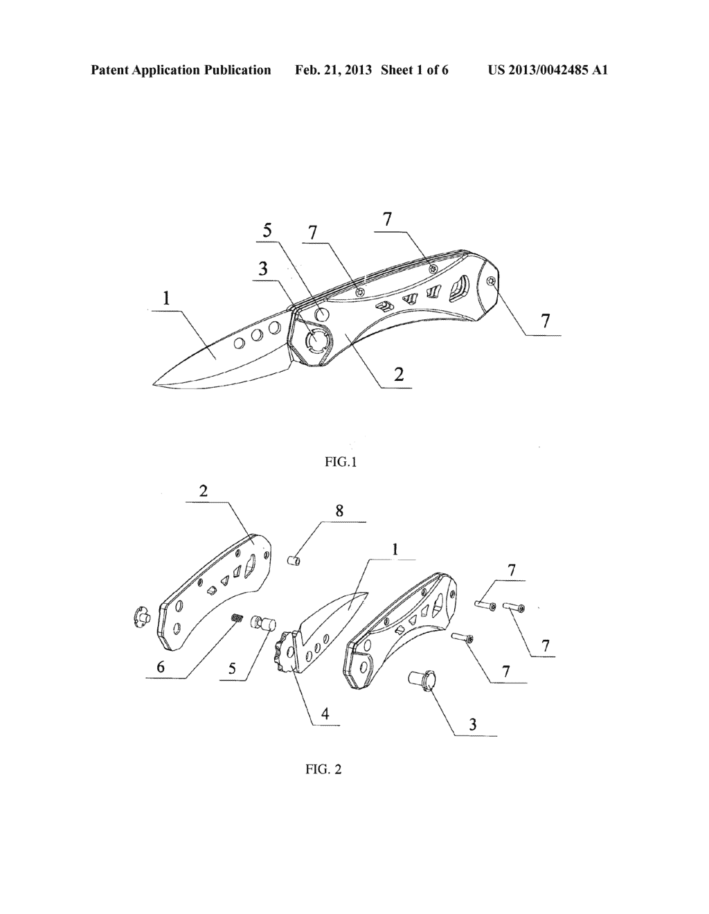 MULTI-ANGLE POSITIONED FOLDABLE KNIFE - diagram, schematic, and image 02