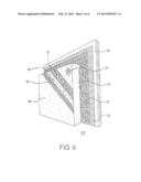 EXTERIOR FINISHING SYSTEM AND BUILDING WALL CONTAINING A     CORROSION-RESISTANT ENHANCED THICKNESS FABRIC diagram and image