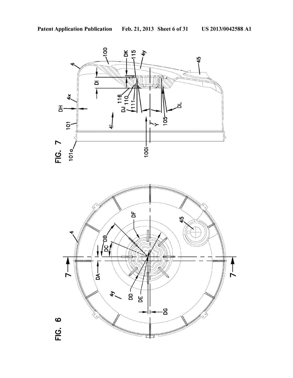 AIR CLEANER ARRANGEMENTS WITH END SUPPORT FOR CARTRIDGE; COMPONENTS; AND,     METHODS - diagram, schematic, and image 07